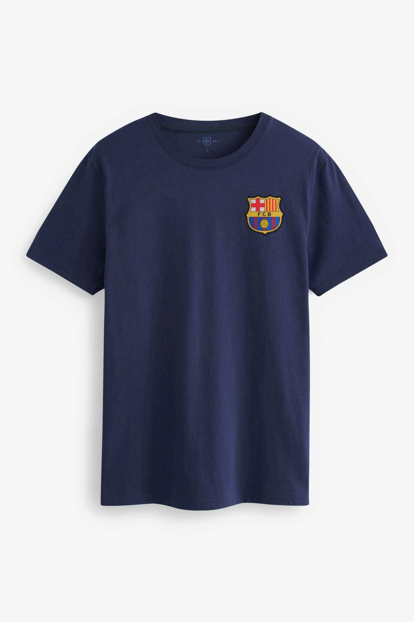 125 Men's Embroidered Barcelona Badge Tee Shirt