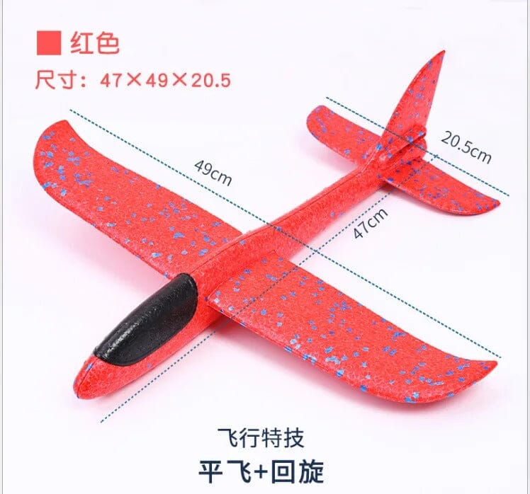 Hand Thrown Aircraft Foam Double Hole Swing Model