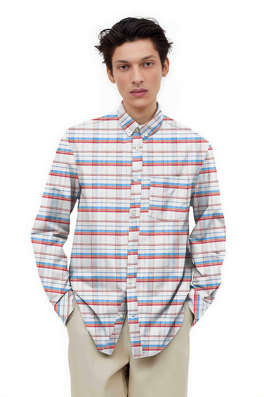 Cut Label Men's Derby Lining Design Formal Shirt Men's Casual Shirt First Choice 