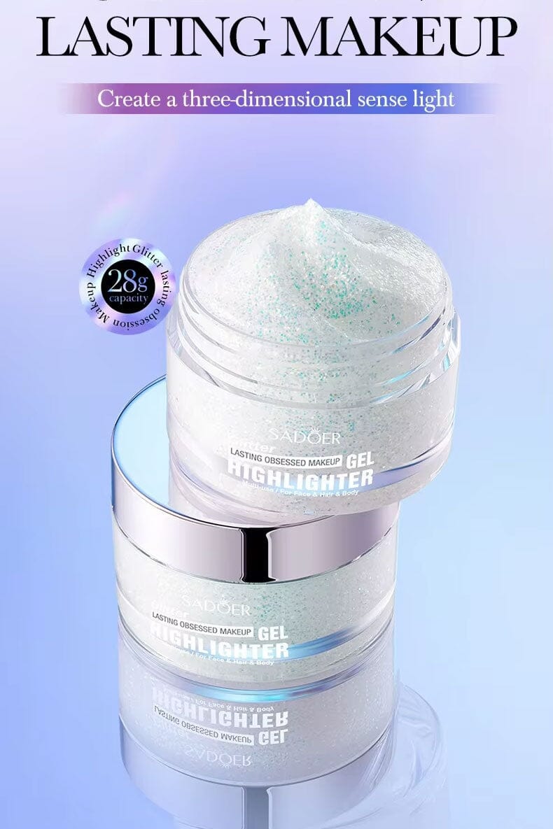 Sadoer Glitter Lasting Obsessed Makeup Gel Highlighter