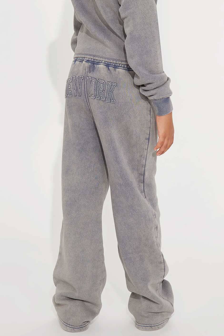 NK Girl's New York Hustle Washed Fleece Trousers