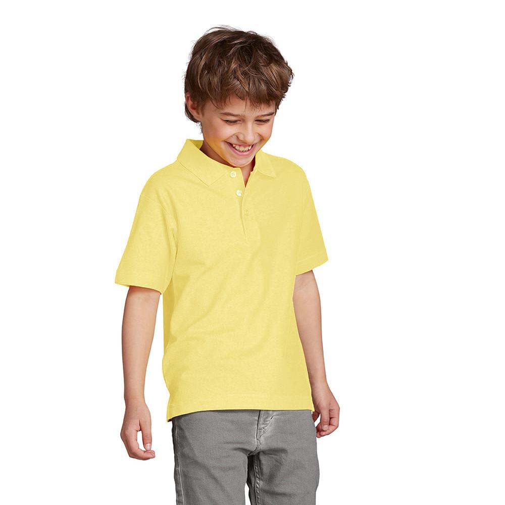 Totga Short Sleeve Polo Shirt Boy's Polo Shirt Totga Yellow 4 