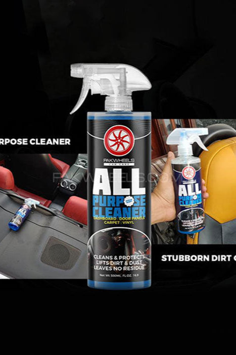 PakWheels All Purpose Cleaner Car Interior & Exterior Cleaner - 500ml Motor Vehicle Engine Parts PKW