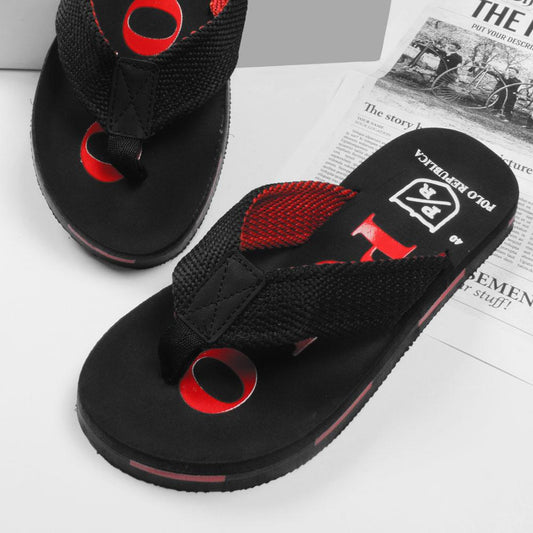 Polo Republica Men's Strider Ultra-Light Soft Flip Flops Slippers Men's Shoes Hamza Traders 