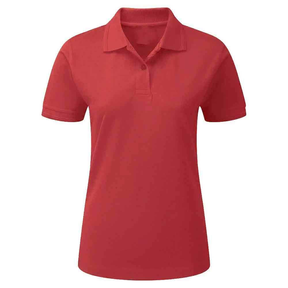Women's Vonitine Short Sleeve Polo Shirt Women's Polo Shirt Image Red 8