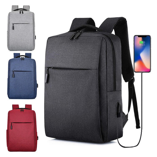 Unisex Delft Lightweight USB Charging Laptop Backpack Laptop Bag SMC 