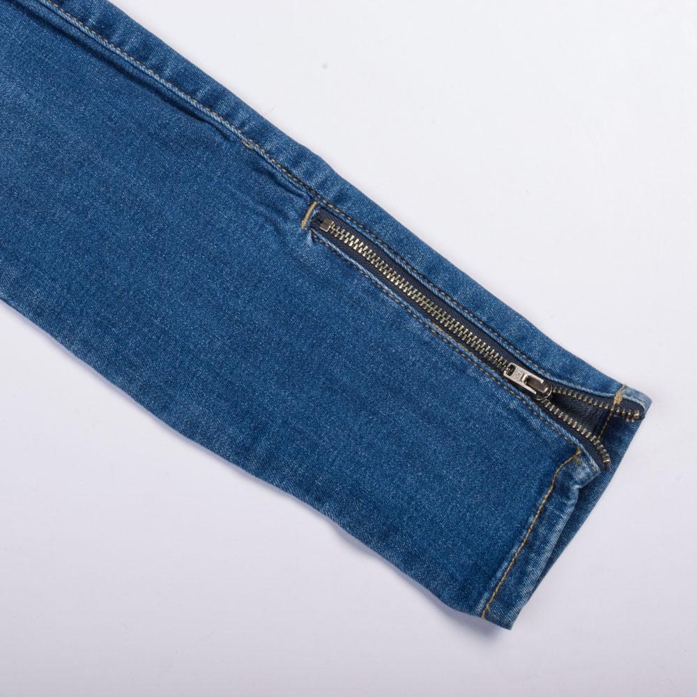 DR Denim Ankle Zipper Skinny Fit Ripped Denim Women's Denim IBM