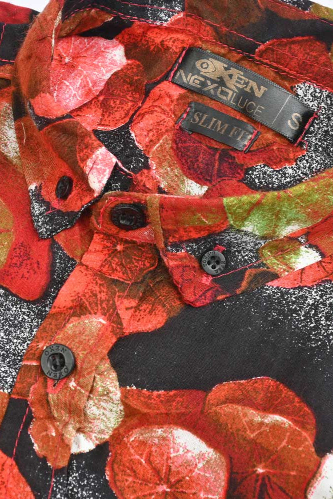 Nexoluce Men's Slim Fit Rhodes Short Sleeve Casual Shirt Men's Casual Shirt SRT