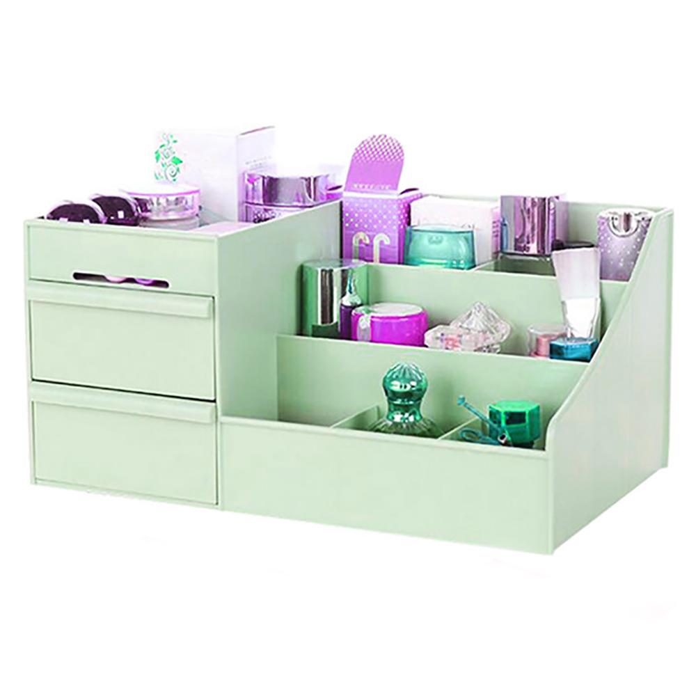 Cosmetic Storage Drawer Desktop Box Health & Beauty Sunshine China Sea Green 