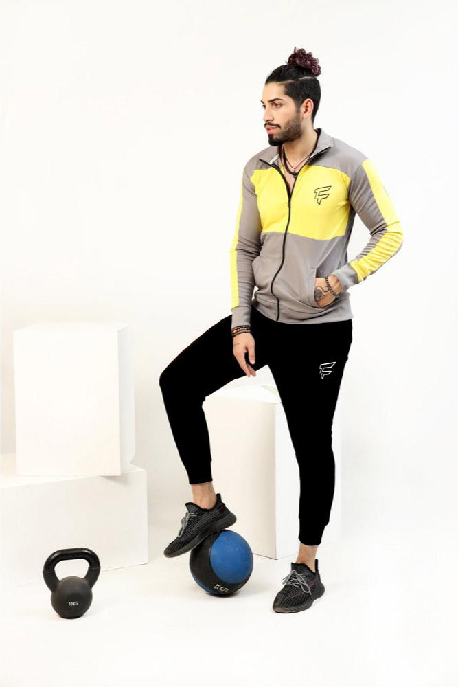 Fitkit Men's Chukker l/s Zipper Jacket