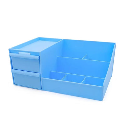 Cosmetic Storage Drawer Desktop Box Health & Beauty Sunshine China Sky Blue 