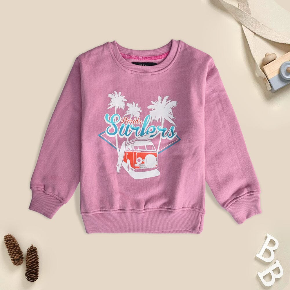 Archer & Finch Kid's Florida Surfers Printed Sweat Shirt elo