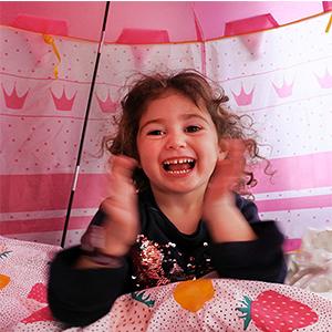 Children Indoor and Outdoor Fairy Princess Castle Play Tent