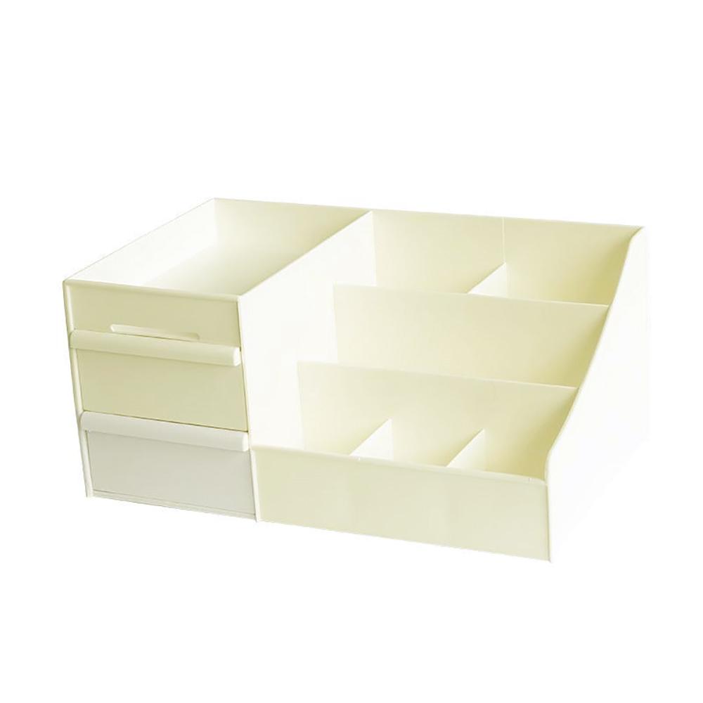 Cosmetic Storage Drawer Desktop Box Health & Beauty Sunshine China Off White 