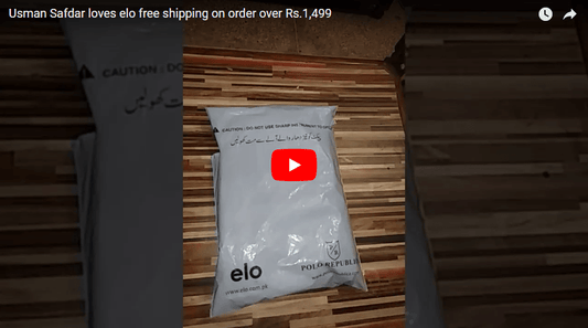 Usman Safdar loves elo free shipping on order over Rs.1,499