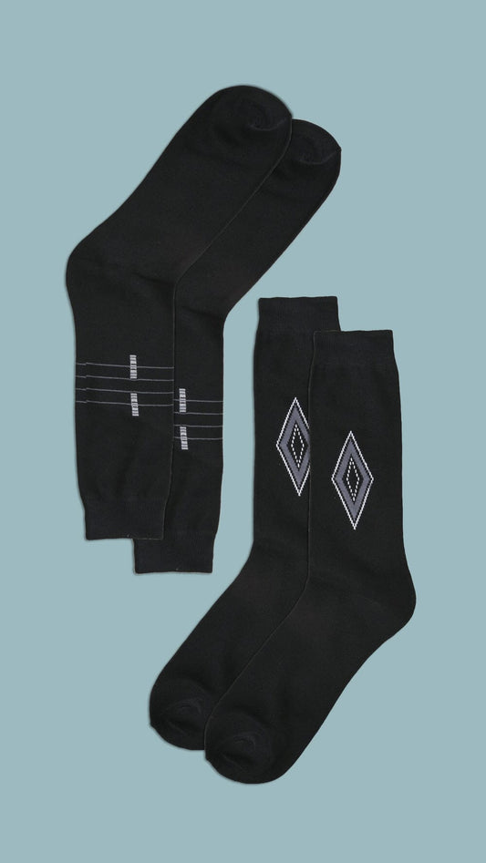 Men's Kielce Crew Socks - Pack Of 2 Pairs Socks RKI 