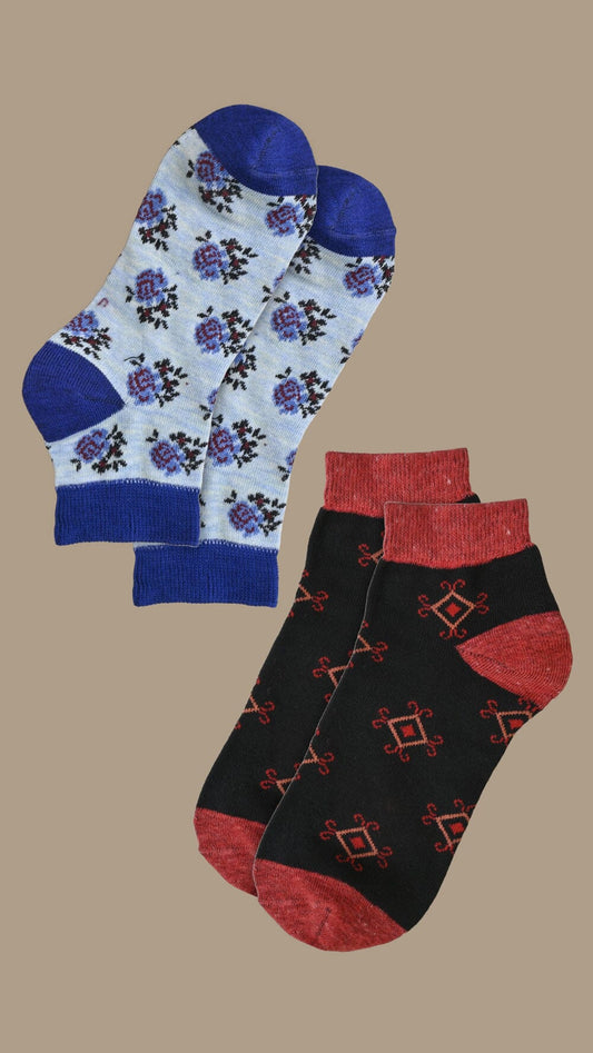 Men's Krakow Anklet Socks - Pack Of 2 Pairs Socks RKI 