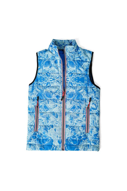 Boy's Abstract Premium Puffer Gilet