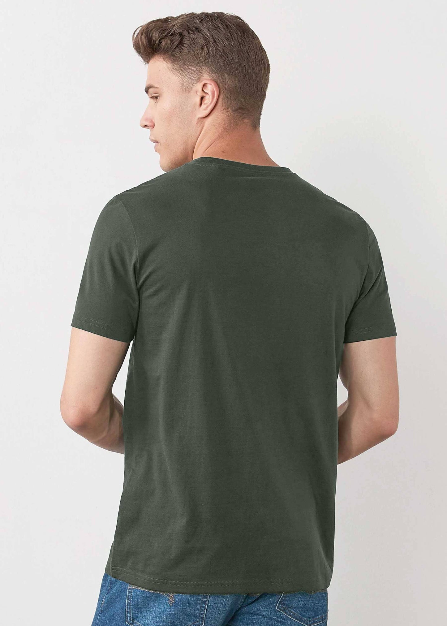 LE Men's CEO Believe In Yourself Printed V Neck Short Sleeve Tee Shirt Men's Tee Shirt Image 