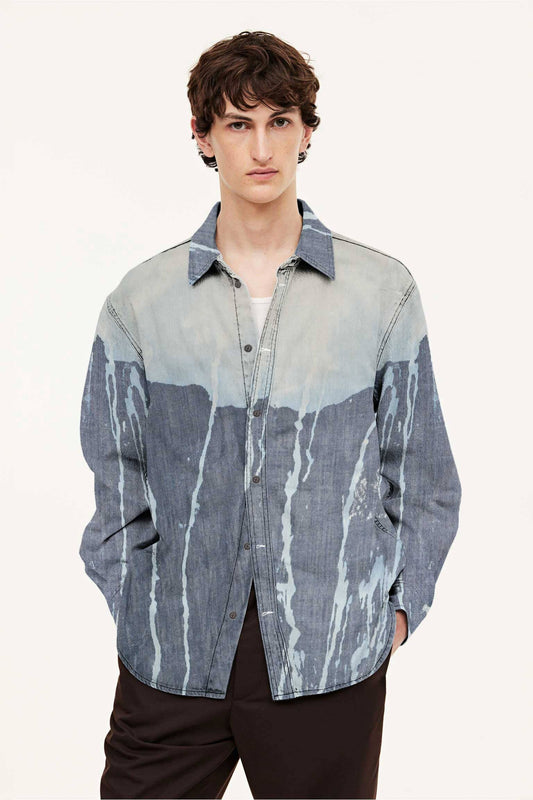 JC Men's Ostend Dye Style Denim Casual Shirt Men's Casual Shirt First Choice 