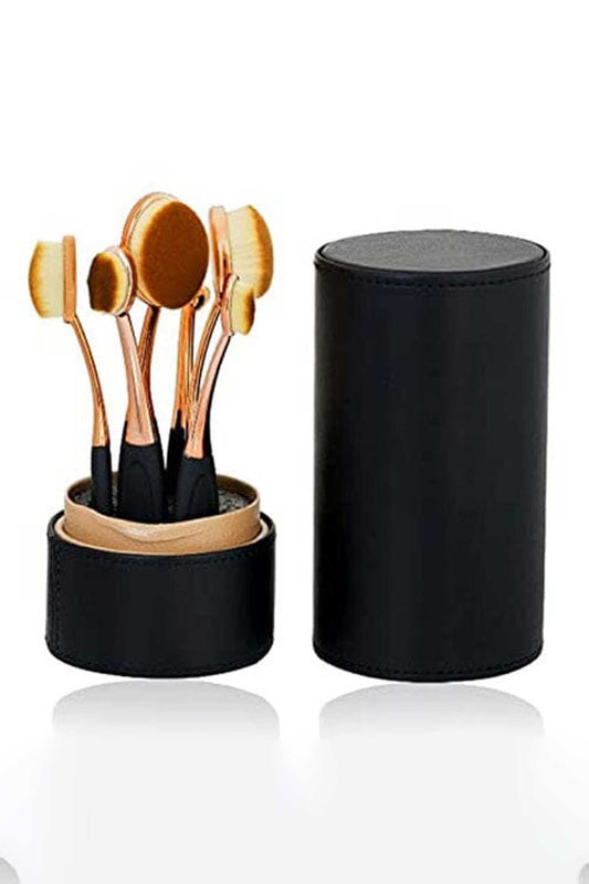 Foundation Contour Concealer Eyeliner Blending Brushes Tool - Pack Of 5