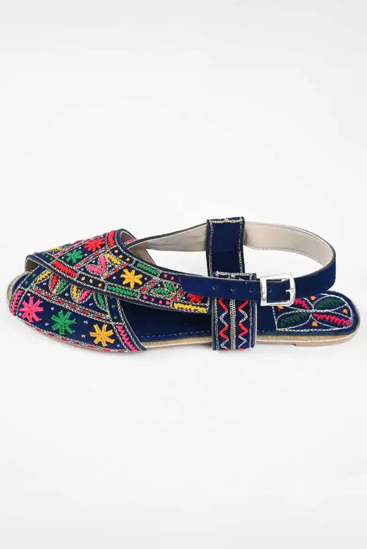 Women's Timisoara Embroidered Design Peshwari Chappal