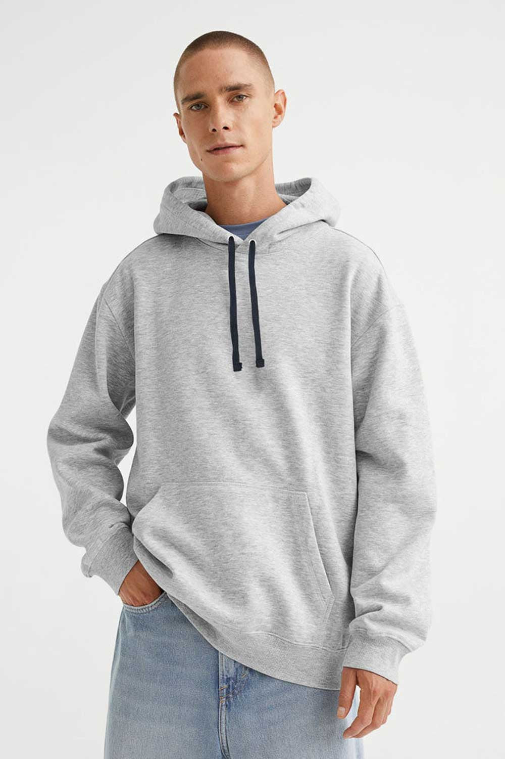 Polo Republica Men's Sleek Fleece Pullover Hoodie