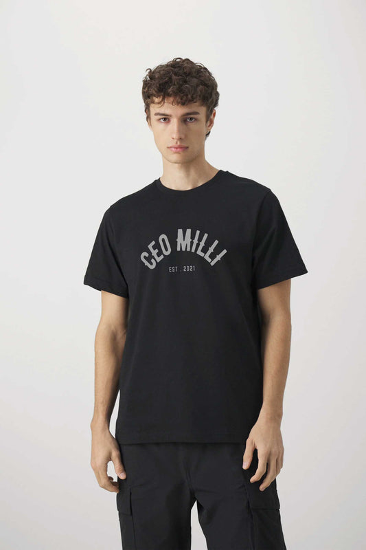 Men's CEO Milli Printed Short Sleeve Tee Shirt