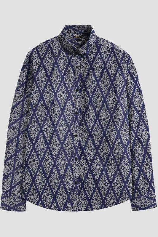 Nexoluce Men's Siġġiewi Tailor Fit Casual Shirt