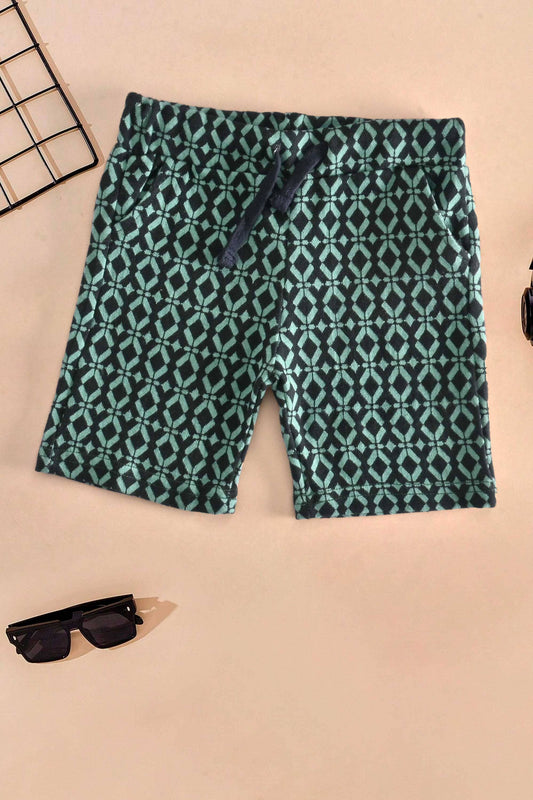 Lft Baby Kid's Hobro Printed Terry Shorts Kid's Shorts SNR 