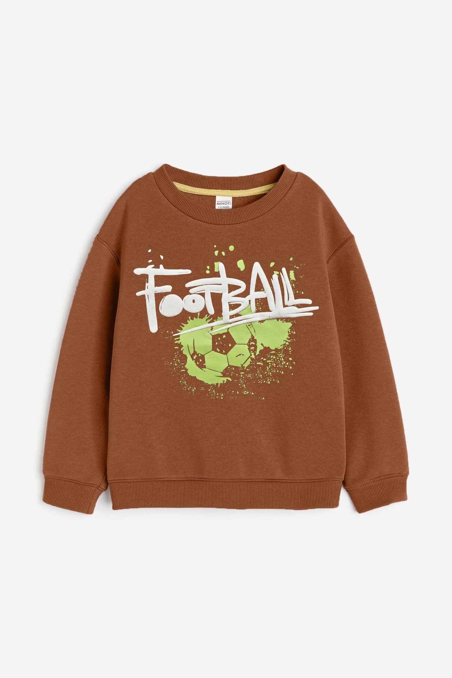 Minoti Kid's Football Printed Fleece Sweat Shirt Kid's Sweat Shirt ZBC 