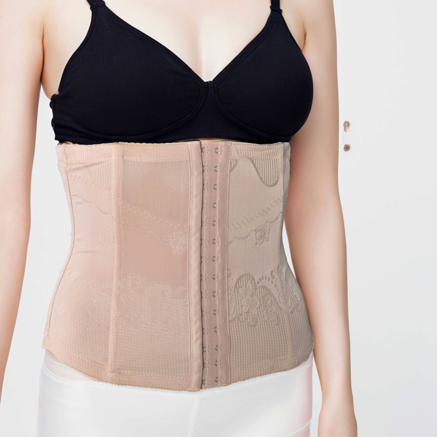 Women's Floral Texture Body Shaper Tummy Control Waist Belt Women's Lingerie CPUS 