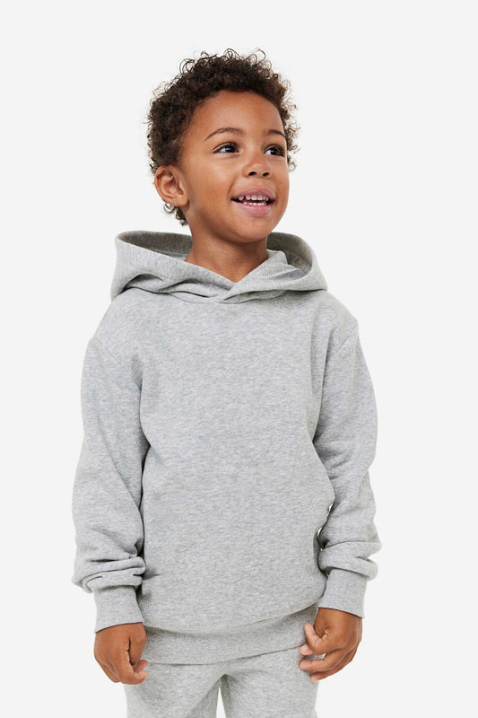 Rabbit Skins Kid's Solid Design Fleece Minor Fault Pullover Hoodie Boy's Pullover Hoodie Minhas Garments Heather Grey 2 Years 