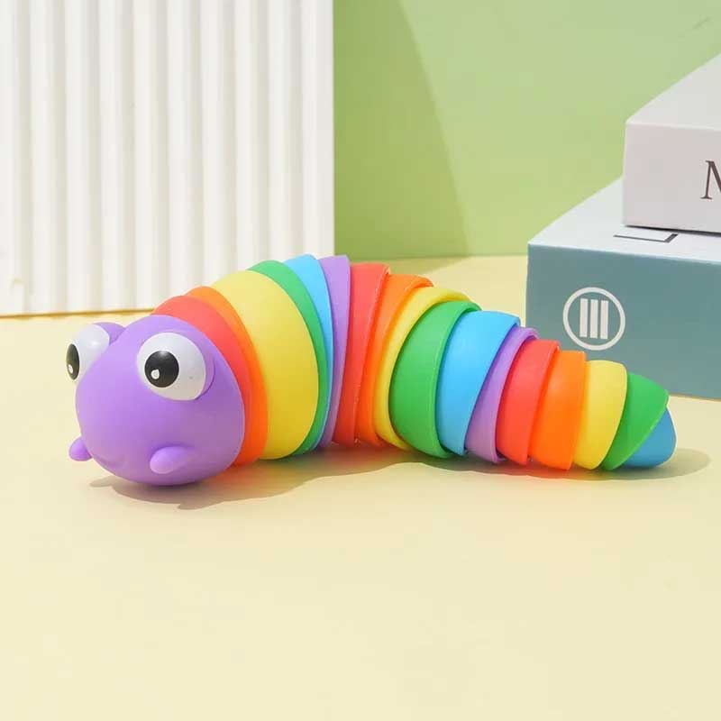 Caterpillar Kids Fidget Toy Toy RAM Purple 