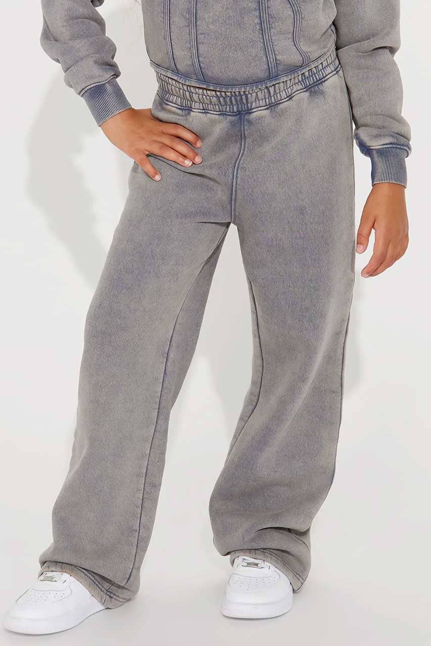 NK Girl's New York Hustle Washed Fleece Trousers