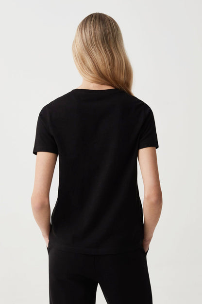 Berydale's Signature Comfort: Women's Premium Cotton Blend V-Neck Tee Women's Tee Shirt Image 