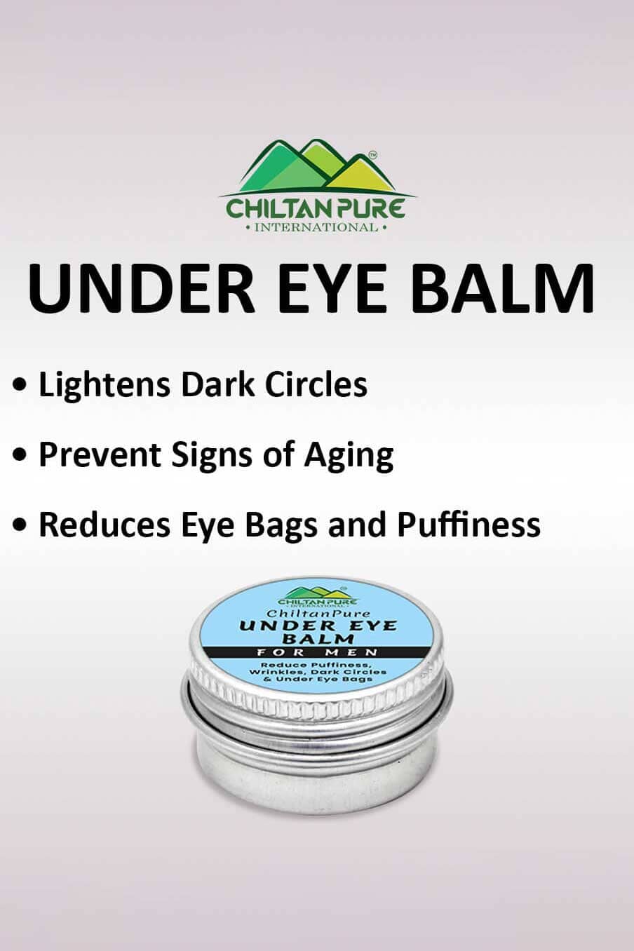 Chiltan Pure Men's Under Eye Balm