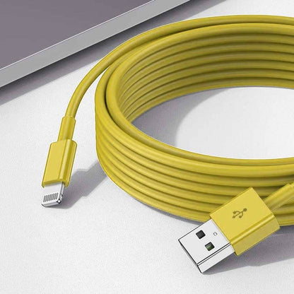 iPhone Power Line Fast Charging Cable - 1 Meter Mobile Accessories CPUS Yellow 