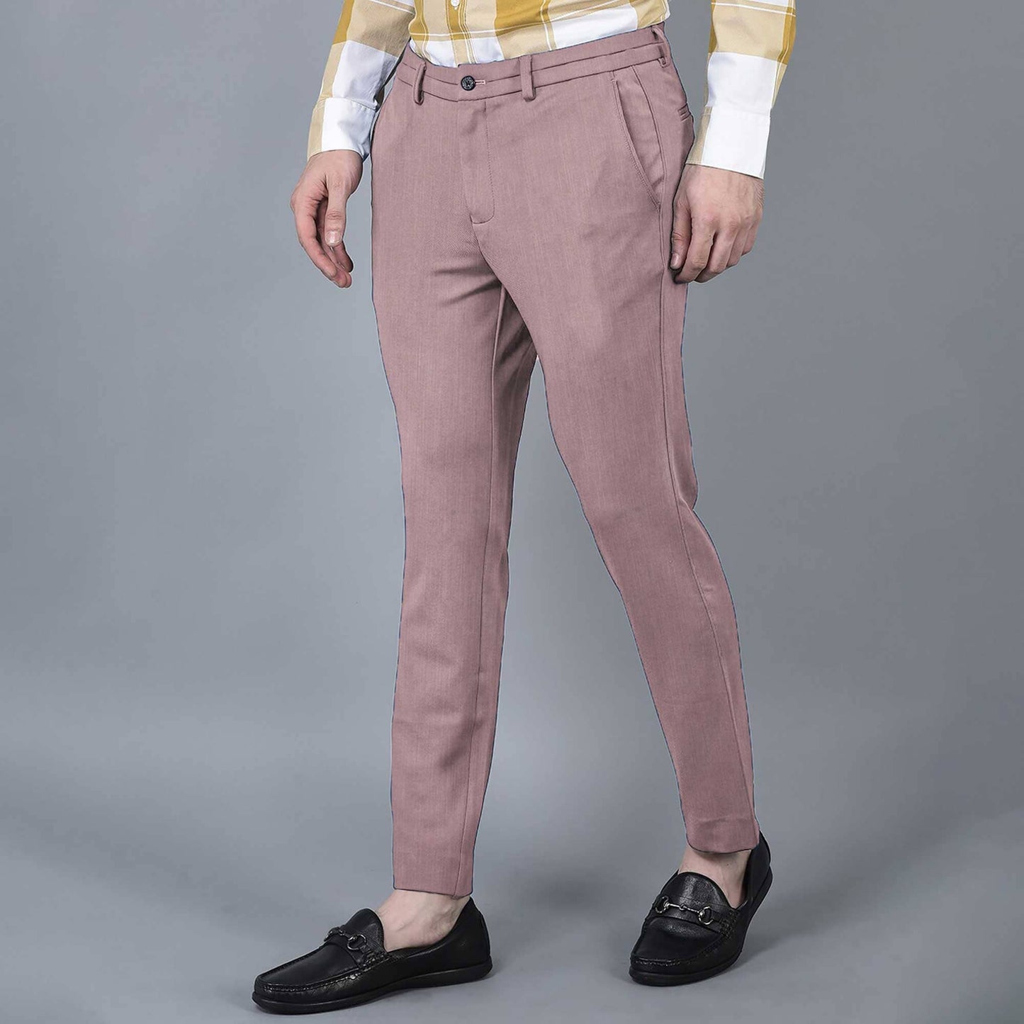 Daily Outfit Men's Slim Fit Chino Pants Men's Chino First Choice Plum 28 30
