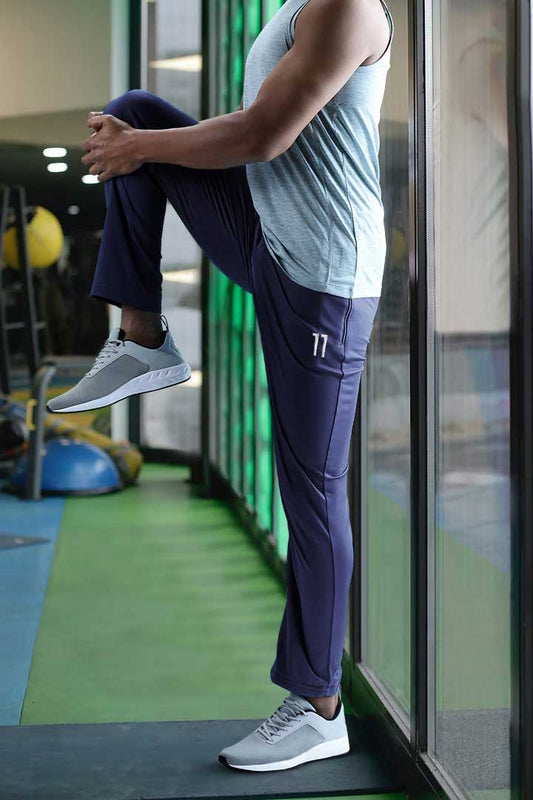 Men's 11 Embroidered Activewear Trousers Men's Trousers IBT 