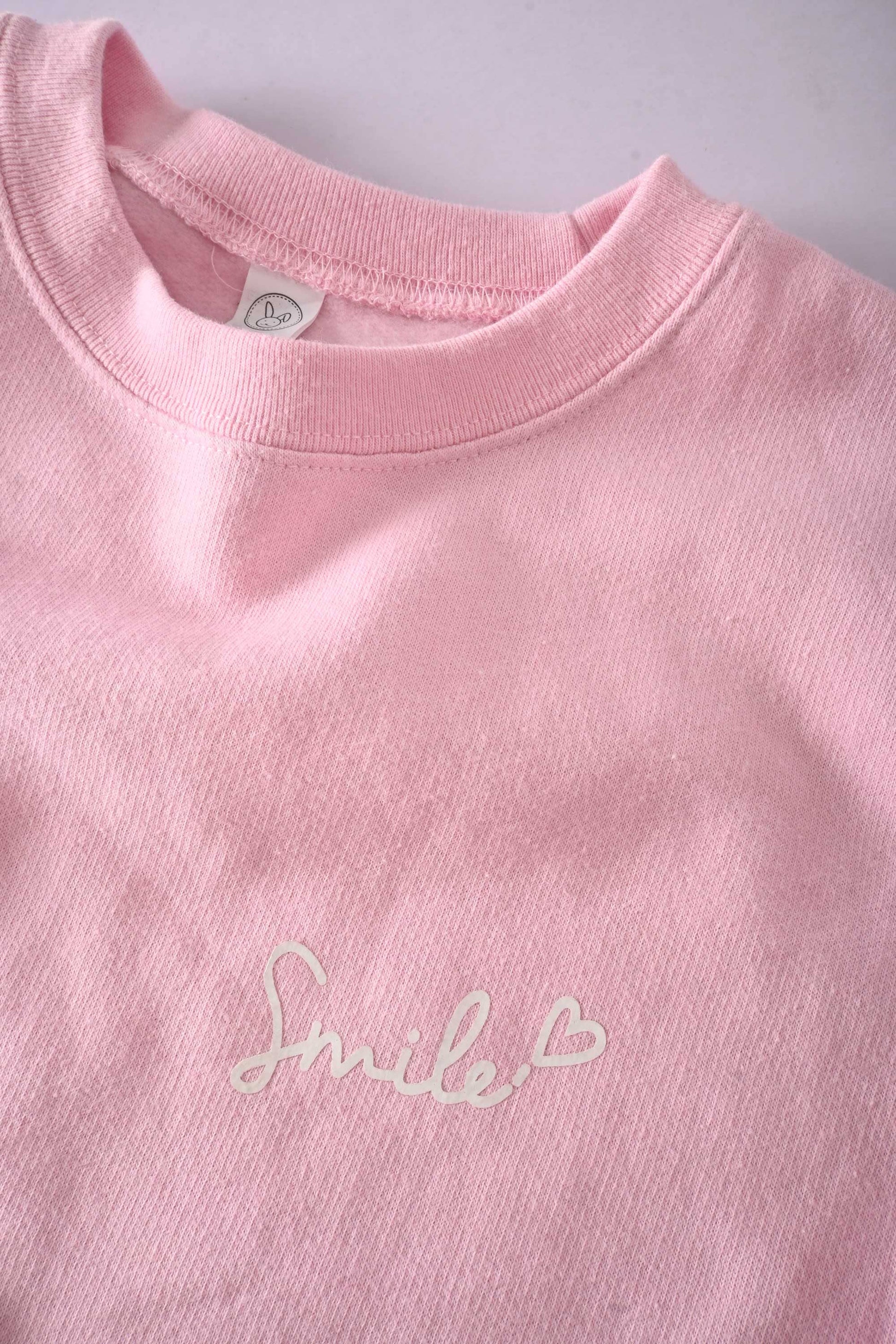 Rabbit Kid's Smile Printed Fleece Sweat Shirt Kid's Sweat Shirt SNR 