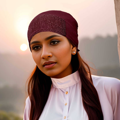 Firdevs Women's Under Hijab Cap Women's Accessories SRL Maroon 