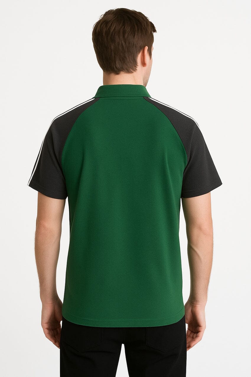 Bottle Green & Black