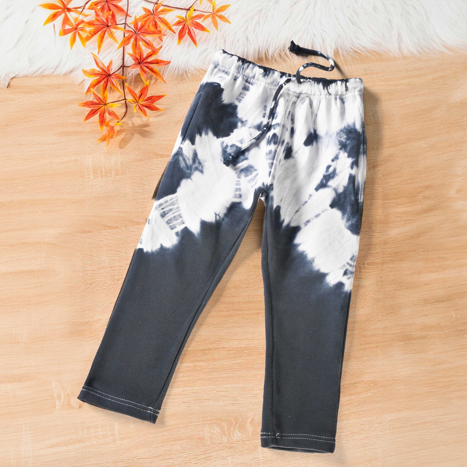Max 21 Kid's Wavre Tie And Dye Style Trousers Boy's Trousers SZK Navy & White 3-4 Years 