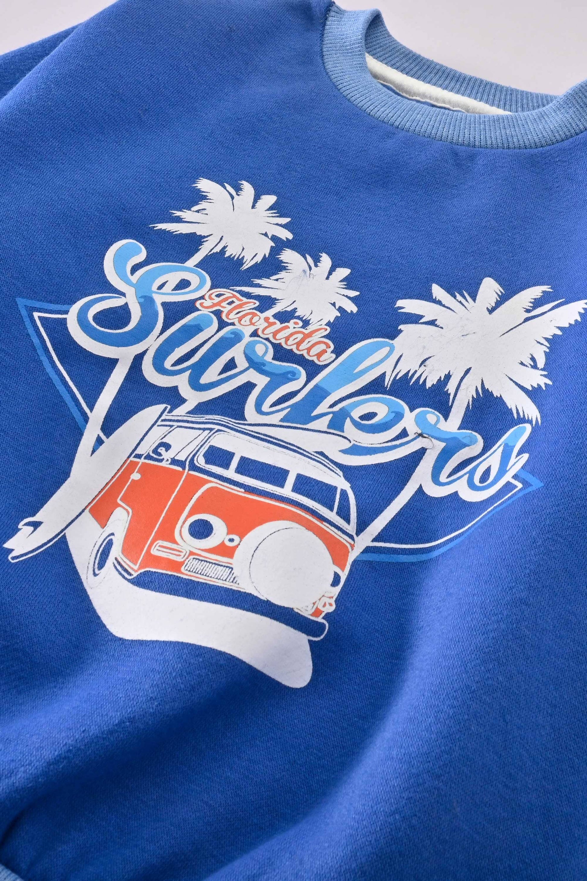 Archer & Finch Kid's Florida Surfers Printed Fleece Sweat Shirt Boy's Sweat Shirt LFS 