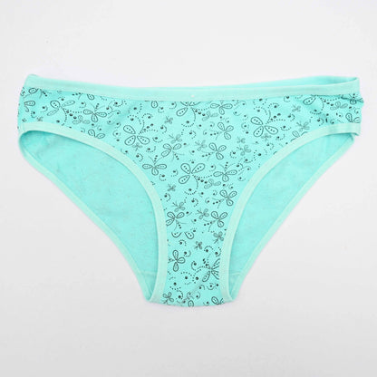 Hmeng Women's Printed Underwear Women's Lingerie SRL Turquoise S 