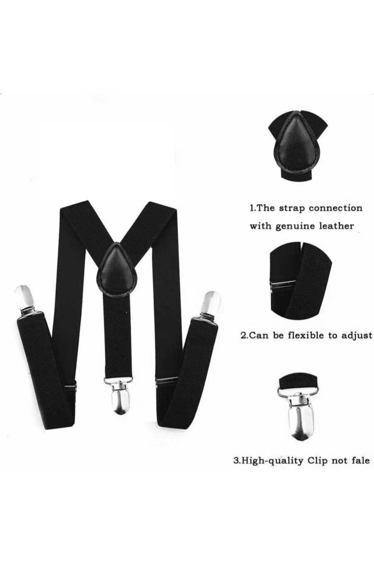 Kid's Wide Suspenders Stylish Gallace Belt Kid's Accessories SRL 
