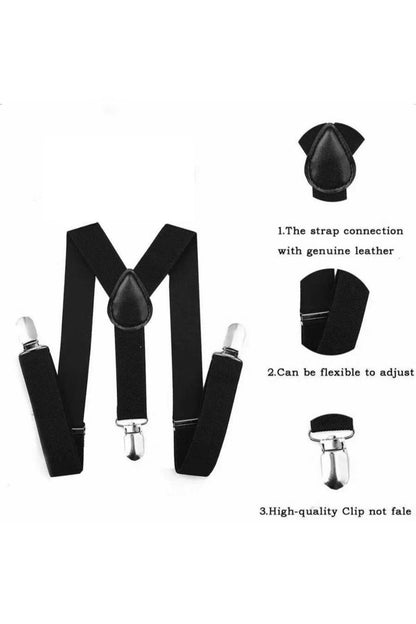 Kid's Wide Suspenders Stylish Gallace Belt Kid's Accessories SRL 