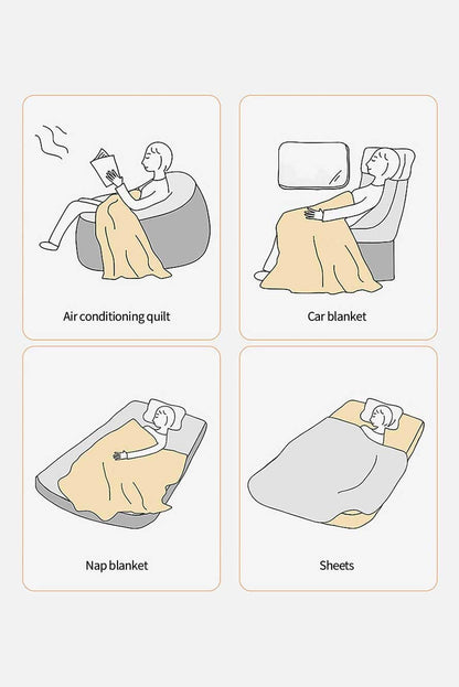 Polo Republica Polar Fleece Home and Travel Blanket Blanket Image 