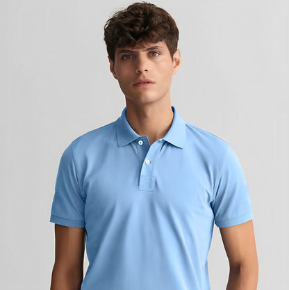 Polo Republica Men's Essentials Short Sleeve Polo Shirt Men's Polo Shirt Polo Republica Sky S 